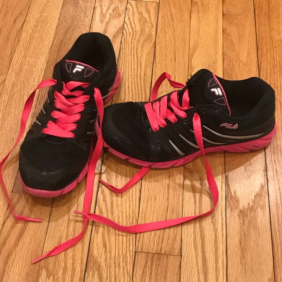 Fila Shoes - 3 for $15 FILA Black & Pink Sneakers
